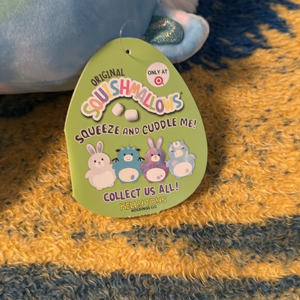 Squishmallows Target exclusive Plush Blue Unicorn Toy brand new with tags. - Picture 2 of 5